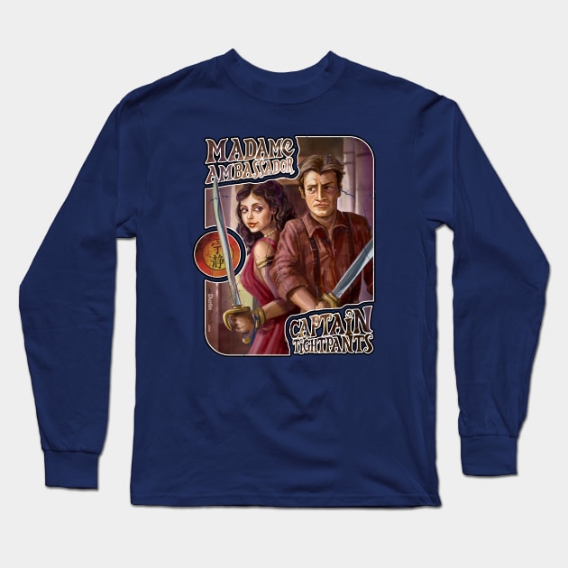 Firefly: Madame Ambassador & Captain Tightpants Long Sleeve T-Shirt by Dustin Resch